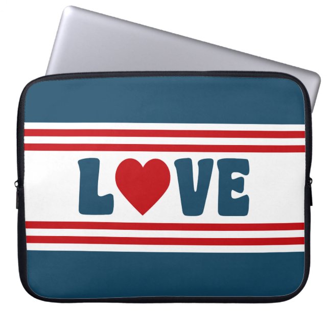 Love design laptop sleeve (Front)