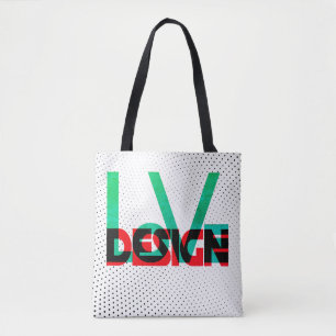 Love Design - Retro Color Mix II Edition Tote Bag