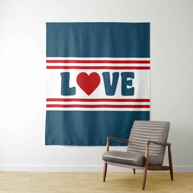 Love design tapestry (In Situ)
