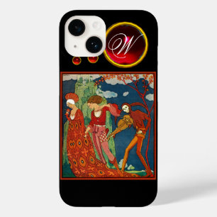 LOVE ,DESIRE AND DEATH RED GEM STONE MONOGRAM Case-Mate iPhone 14 CASE