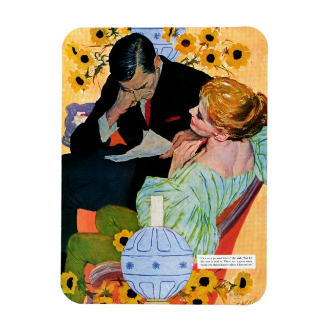 Love Dies Slowly Magnet (Vertical)