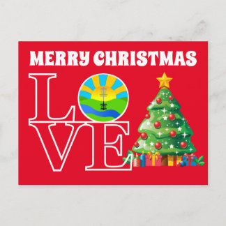 Love Disc Golf Christmas Card