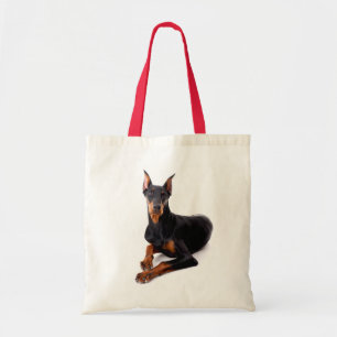 Love Doberman Pinscher Puppy Dog Tote Bag