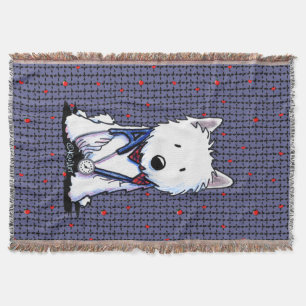 Love Doctor Benji Westie Throw Blanket