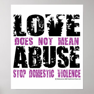 Love Does Not Mean Abuse Poster