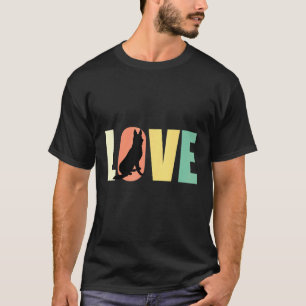 Love Dog Gsd German Shepherd Dog Gsd Dog Owner Pet T-Shirt