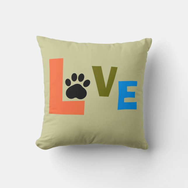 LOVE DOGS CUSHION (Front)