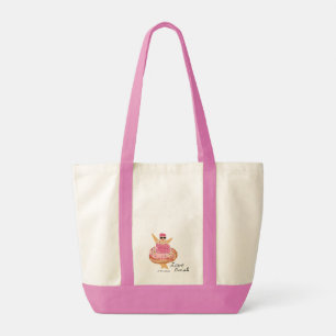 Love donut tote bag