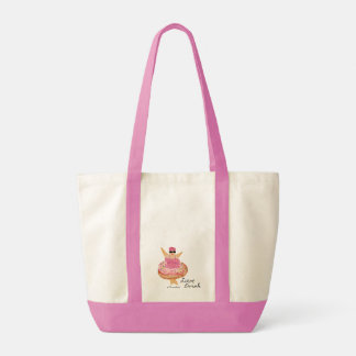 Love donut tote bag