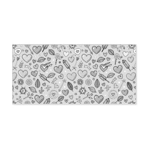Love Doodle Tapestry Self-inking Stamp