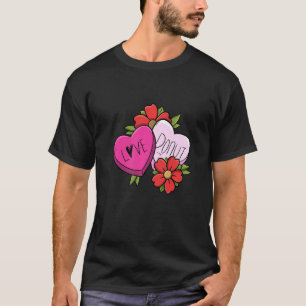 Love Doughnut Candy Heart  Men Sweet Candy T-Shirt