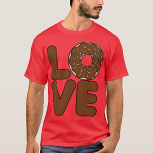 Love Doughnut Chocolate T-Shirt