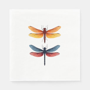Love Dragonflies child small simple Minimalist Dra Napkin