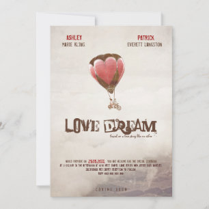 Love Dream Wedding Invite