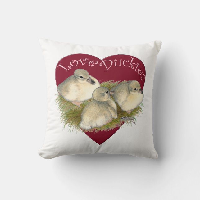 Love Duckies Cushion (Front)
