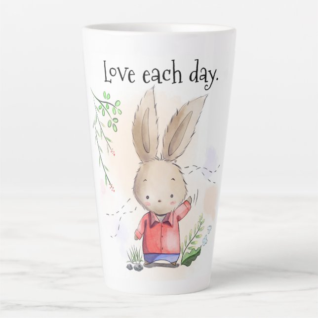 Love Each Day Latte Mug (Front)