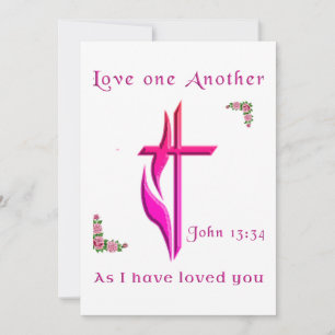 Love each other holiday card