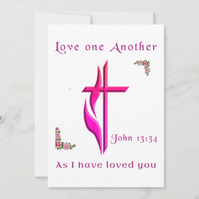 Love each other holiday card (Front)