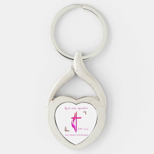 Love each other key ring (Front)