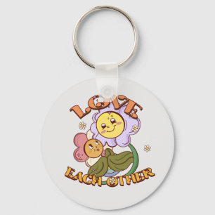 Love Each Other Key Ring