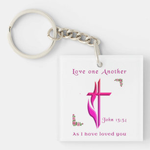 Love each other key ring