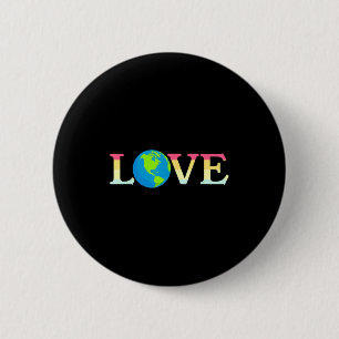 Love Earth Day _1 6 Cm Round Badge