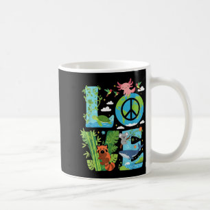 Love earth day 2026 animal lovers environmental me coffee mug