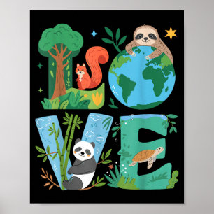 Love Earth Day Planet 2025 Anniversary Environment Poster