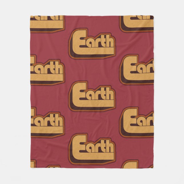 Love Earth Fleece Blanket (Front)