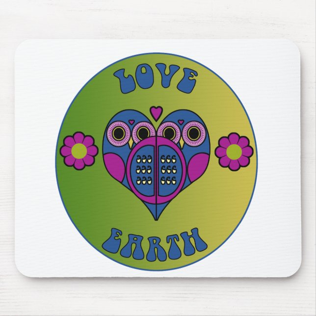 Love Earth Mouse Pad (Front)