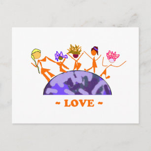Love - Earth Postcard