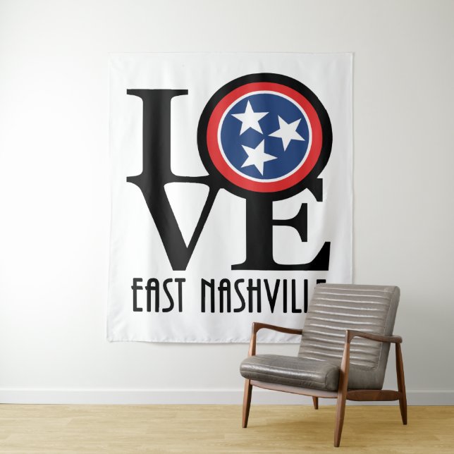 LOVE East Nashville Tapestry (In Situ)