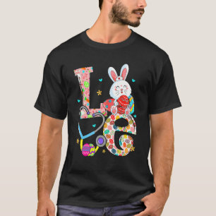 Love Easter Day 2022 Egg Basket Stethoscope Scrub  T-Shirt