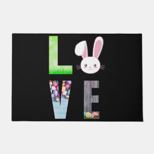 Love Easter - Easter Bunny - Easter Egg Doormat
