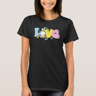 Love Easter Gnome Cute Easter Egg Funny Hunting Eg T-Shirt