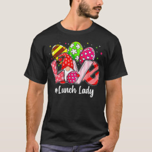 Love Easter Gnome Lunch Lady Bunny Happy Easter dr T-Shirt
