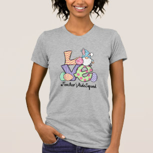 Love Easter Teacher's Aide Gnomes Teacher Easter 2 T-Shirt