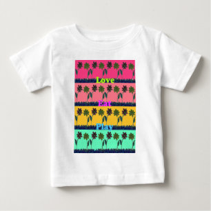 Love Eat Play Art Print Baby T-Shirt