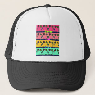 Love Eat Play Art Print Trucker Hat