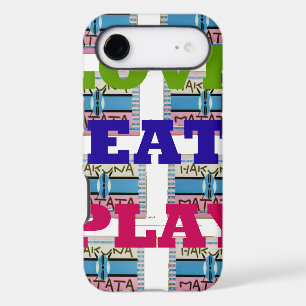 Love Eat Play Hakuna Matata Art Print