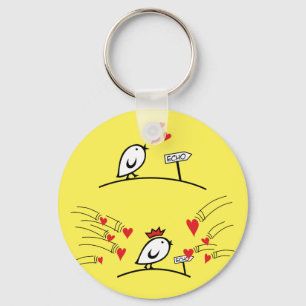 LOVE ECHO - Comic Birds Tweetlercools 1 Key Ring