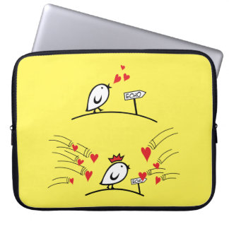 LOVE ECHO - Comic Birds Tweetlercools 1 Laptop Sleeve