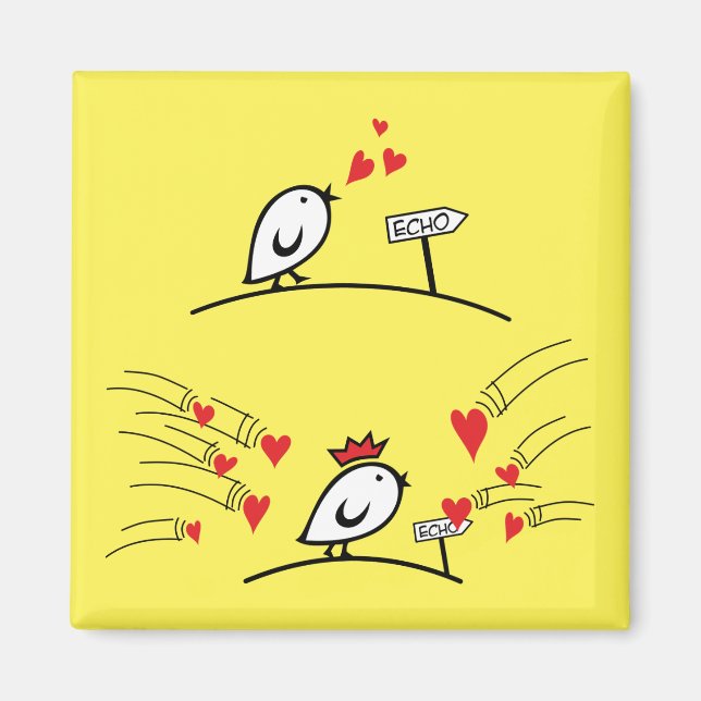 LOVE ECHO - Comic Birds Tweetlercools 1 Magnet (Front)
