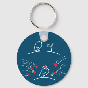 LOVE ECHO - Comic Birds Tweetlercools 2 Key Ring