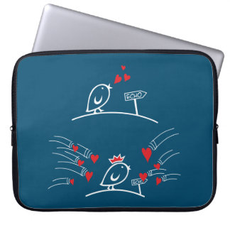 LOVE ECHO - Comic Birds Tweetlercools 2 Laptop Sleeve