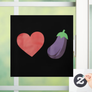 Love Eggplant Funny Gay LGBTQ Pride