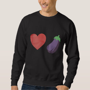 Love Eggplant Funny Gay LGBTQ Pride Sweatshirt