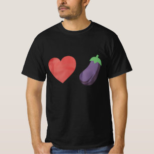 Love Eggplant Funny Gay LGBTQ Pride T-Shirt