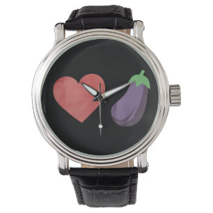 Love Eggplant Funny Gay LGBTQ Pride Watch
