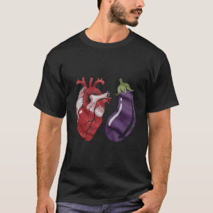 Love Eggplant Funny Gay Pride Humour LGBTQ Joke T-Shirt